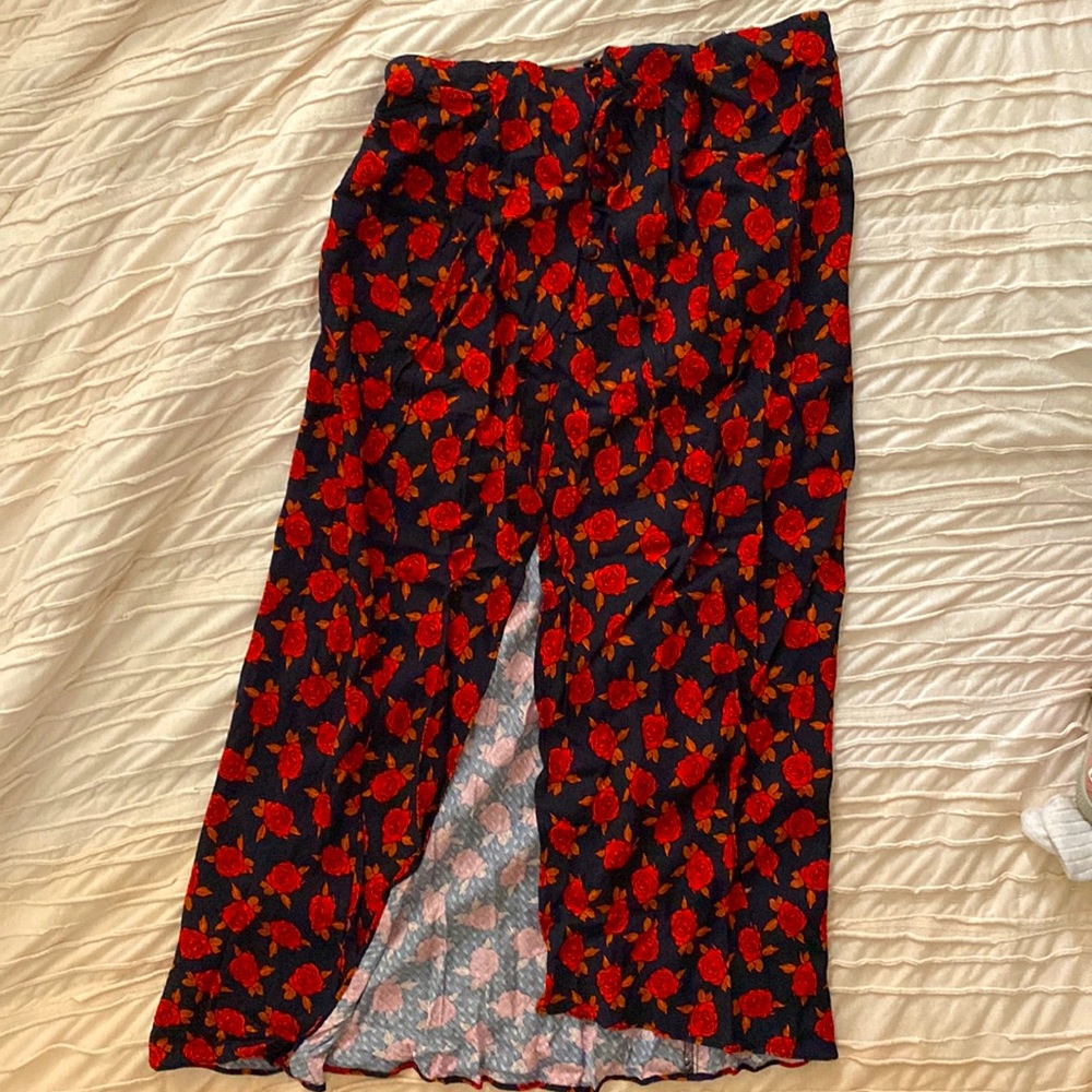 NWT Rose midi skirt